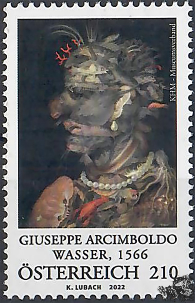 Österreich ** 2022 - € 2,10 - Giuseppe Arcimboldo - Wasser