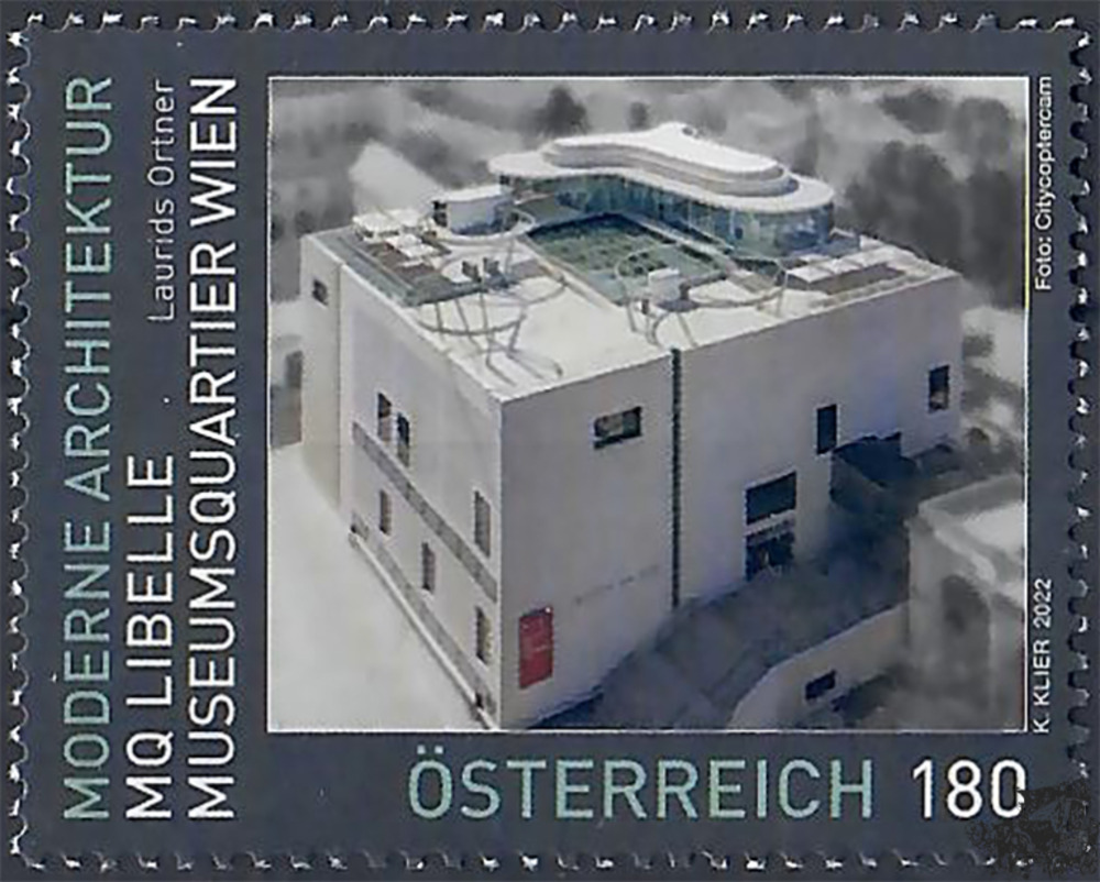 Österreich ** 2022 - € 1,80 - Libelle - MuseumsQuartier Wien