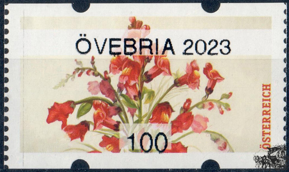 Österreich 2023 Automatenmarke ** - € 1,00 - Löwenmaul: ÖVEBRIA 2023