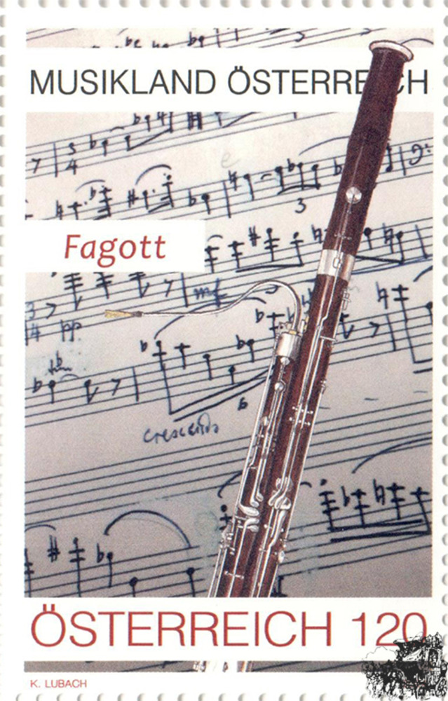 Österreich 2024 ** - € 1,20 - Fagott - Bassoon Österreich 2024 ** - € 1,20 - Fagott - Bassoon
