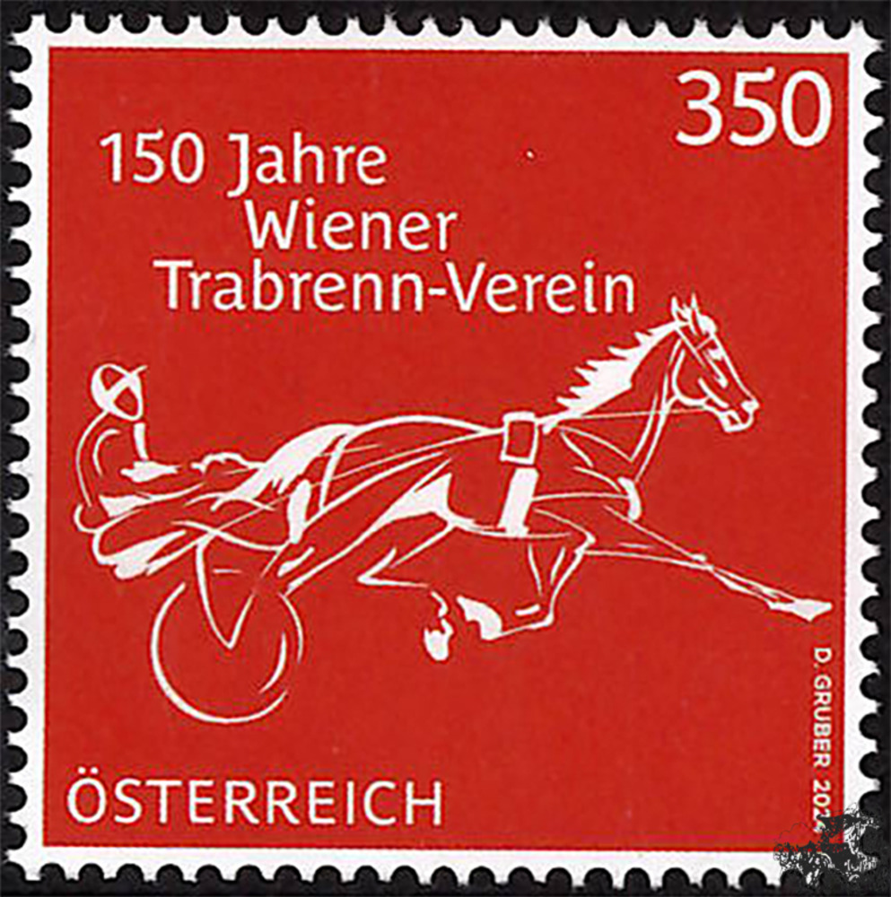 Österreich 2024 ** - € 3,50 - 150 Jahre Wiener Trabrenn-Verein