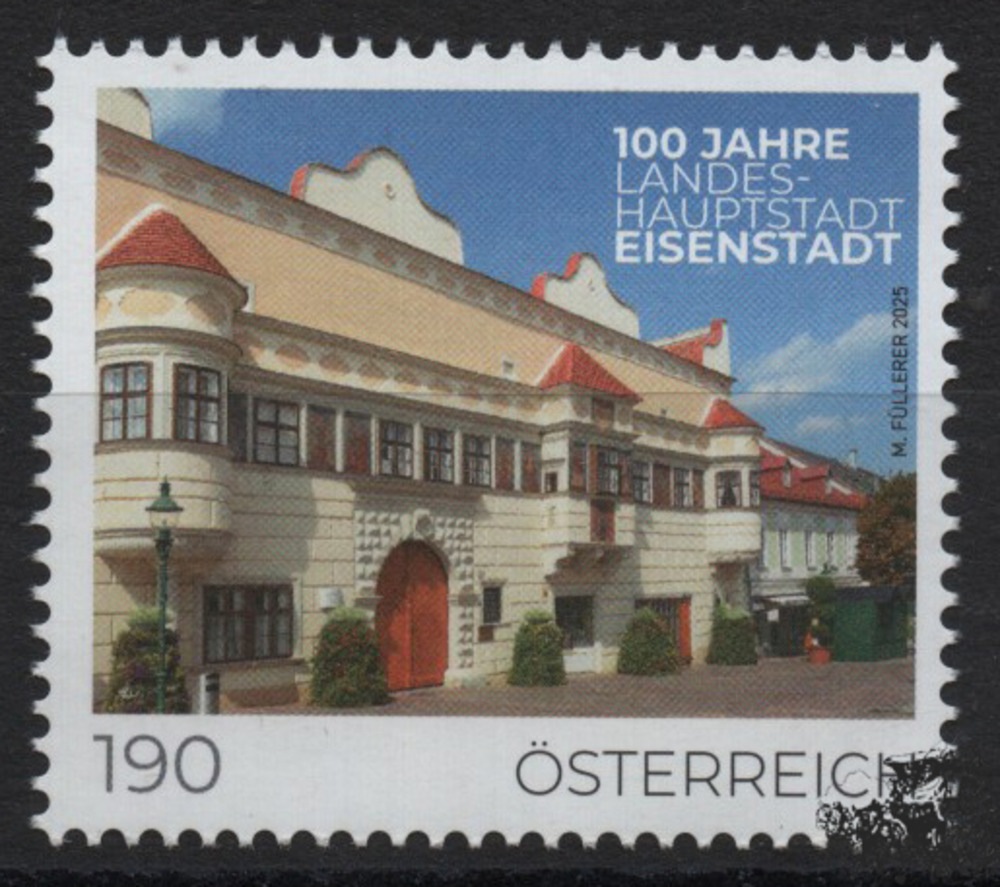 Österreich 2025 ** - € 1,90 SM 100 Jahre Landeshauptstadt Eisenstadt