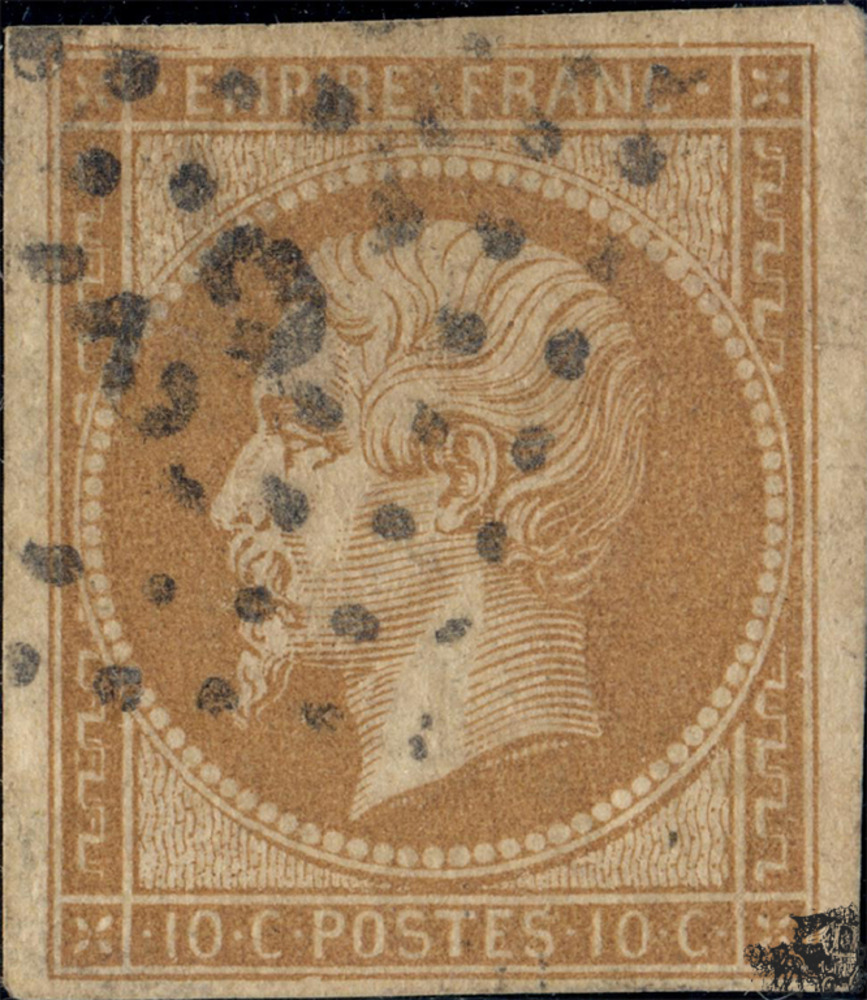Frankreich 1853 o - 10 Centimes - Kaiser Napoleon III