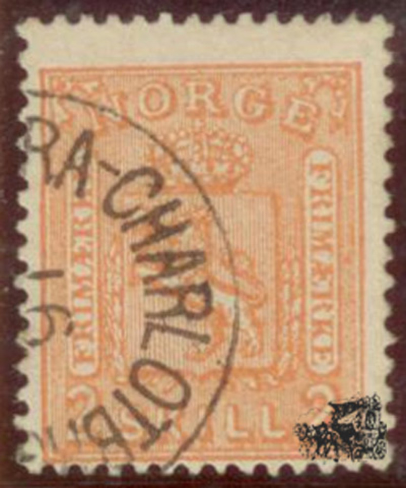 Norwegen o 1867 - Wappen, 2 Skilling Norwegen o 1867 - Wappen, 2 Skilling