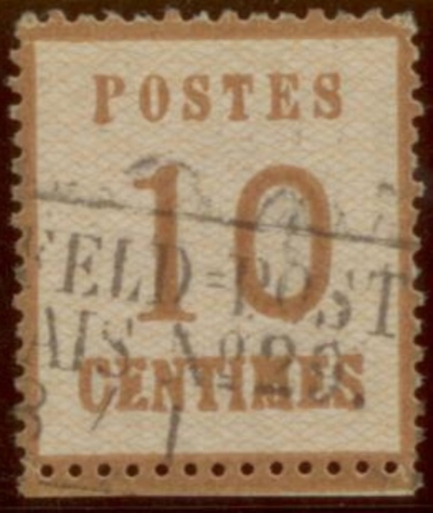 NDP Alsace-Loraine, 10 Centimes - Nr.5IIa NDP Alsace-Loraine, 10 Centimes - Nr.5IIa