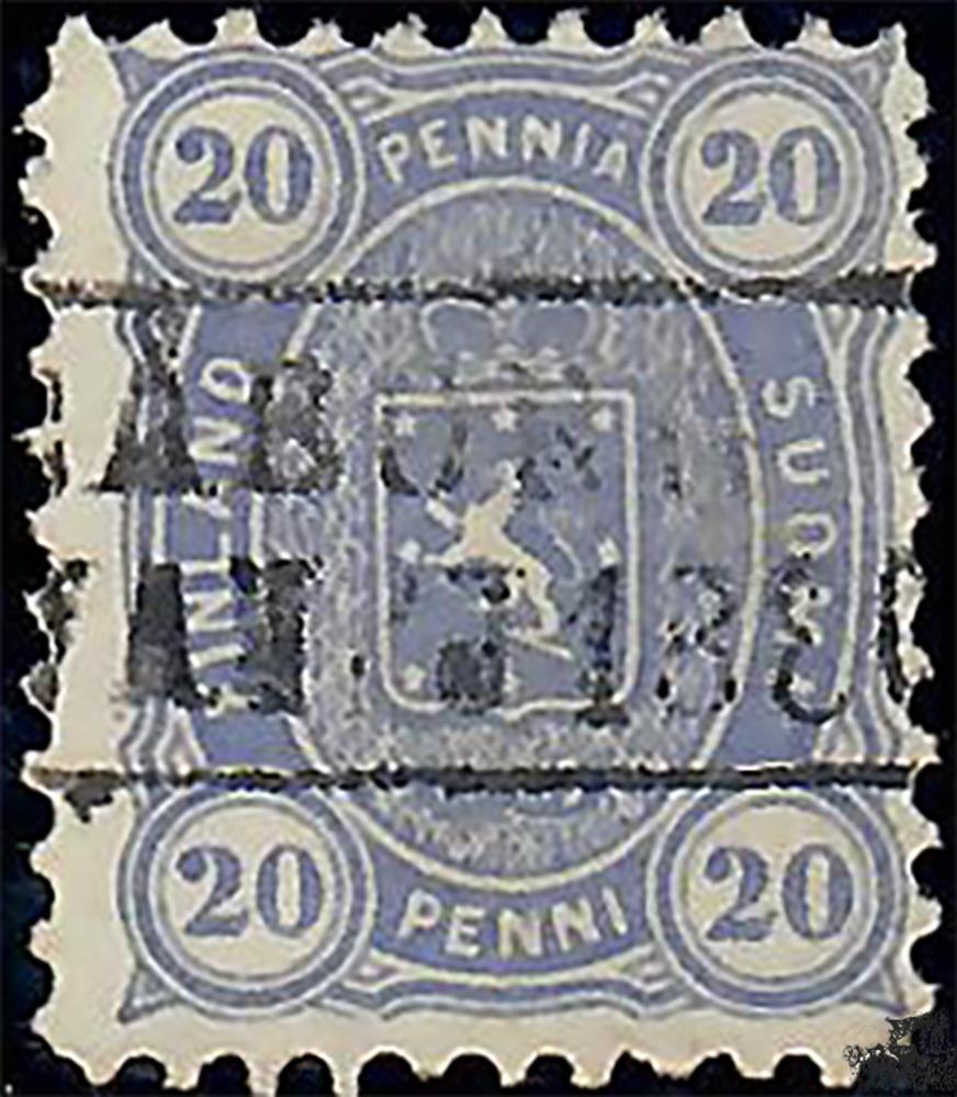 Finnland o 1875 - Freimarken: Wappen - 20 Penniä