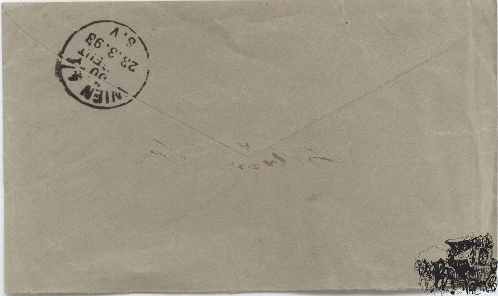 Österreich R-Brief 1893, 3 und 5 Kreuzer Kaiserkopf MiF Österreich R-Brief 1893, 3 und 5 Kreuzer Kaiserkopf MiF