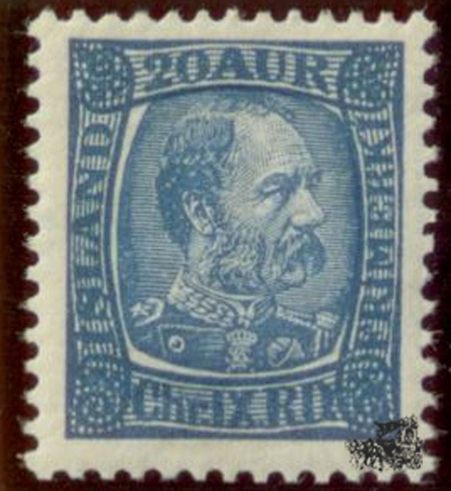 Island * 1902 - König Christian IX, 20 Aur Island * 1902 - König Christian IX, 20 Aur