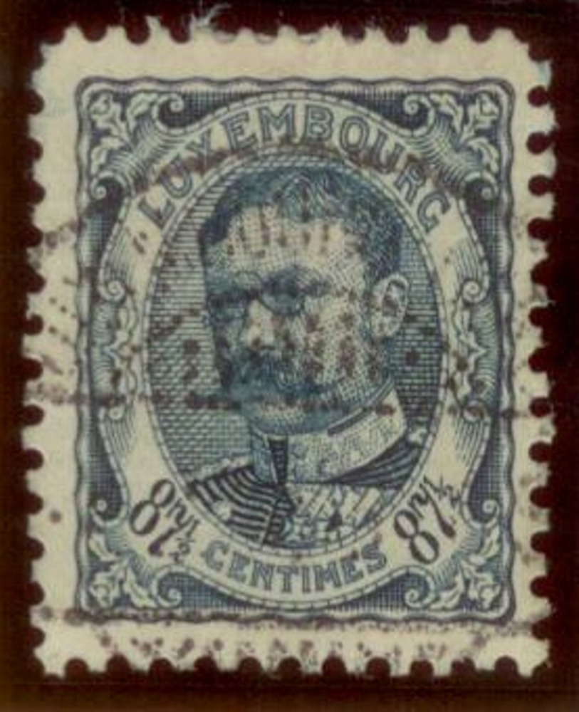 Luxemburg o 1908 - 87 1/2 Centimes “Großherzog Wilhelm“