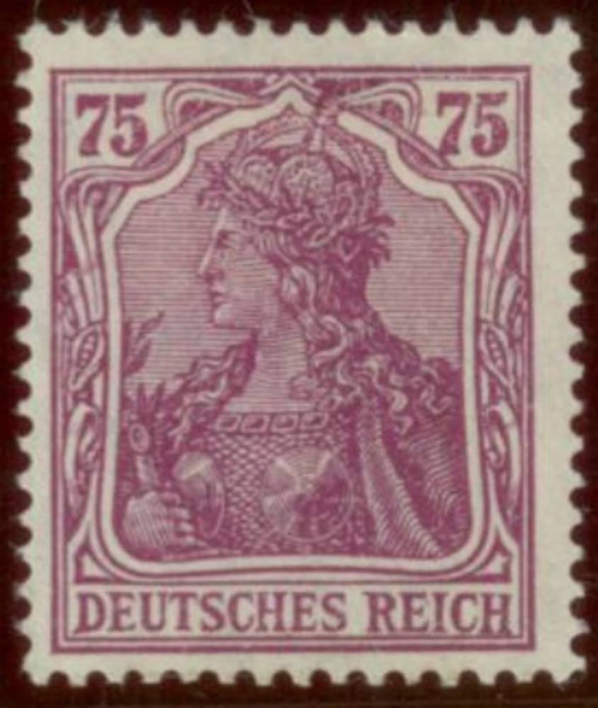 Deutsches Reich, 75 Pfennig Germania Type I - Nr.146I * Deutsches Reich, 75 Pfennig Germania Type I - Nr.146I *