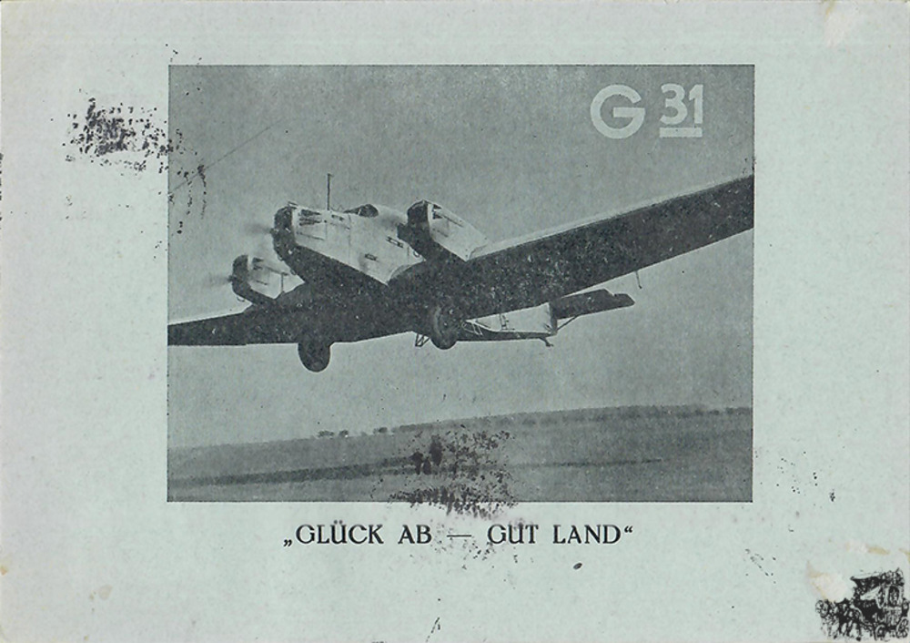 Österreich 1. Republik 10 Groschen Flugpost Erster Postflug Klagenfurt-Salzburg 1928