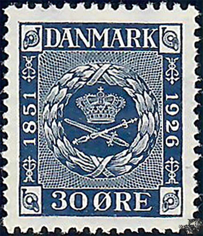 Dänemark ** 1926 - 75 Jahre dänische Briefmarken - 30 Ore Dänemark ** 1926 - 75 Jahre dänische Briefmarken - 30 Ore
