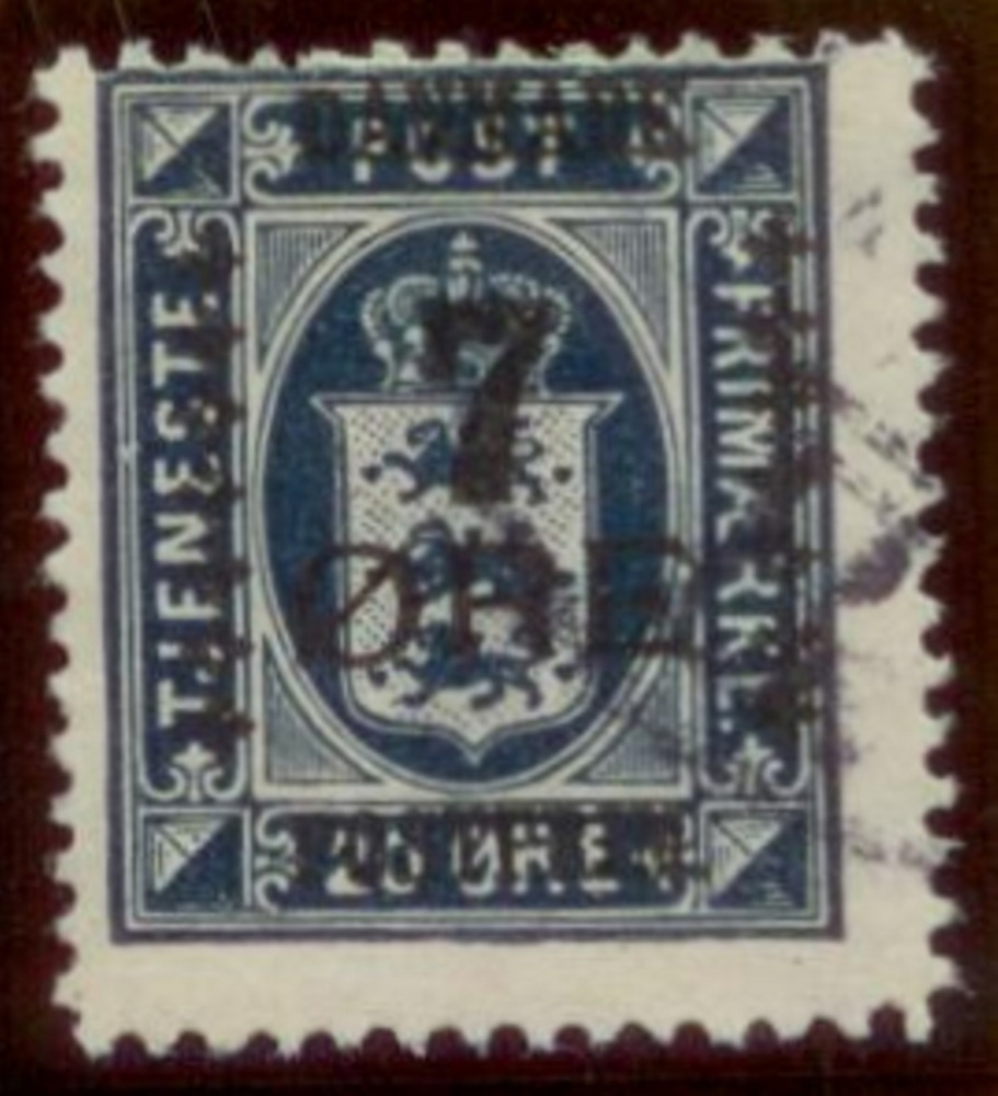 Dänemark o 1926 - 7 Öre “Dienstmarke“ Dänemark o 1926 - 7 Öre “Dienstmarke“