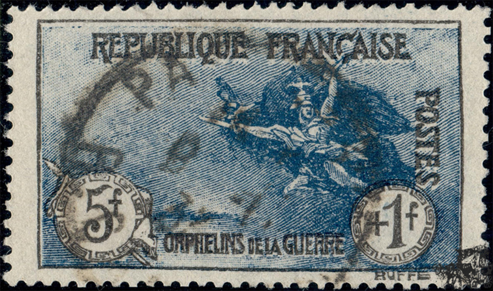 Frankreich 1926 o - 5+1 Franc - Kriegswaisen