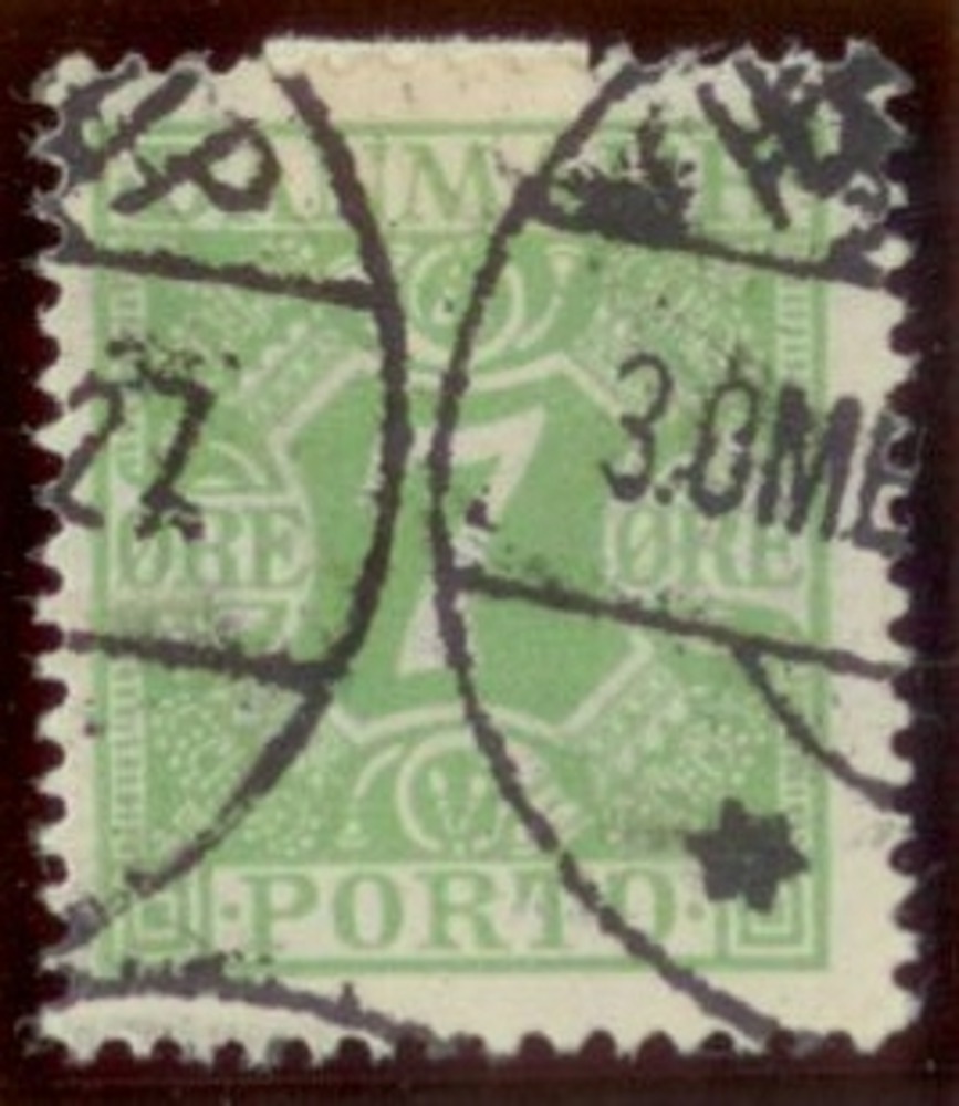 Dänemark o 1927 - 7 Öre “Portomarken“