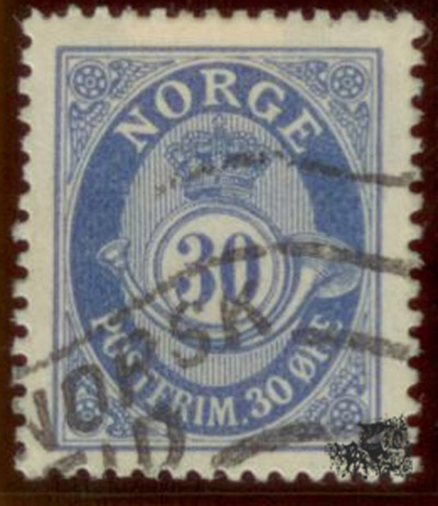 Norwegen o 1927 - Posthorn, 30 Öre Norwegen o 1927 - Posthorn, 30 Öre
