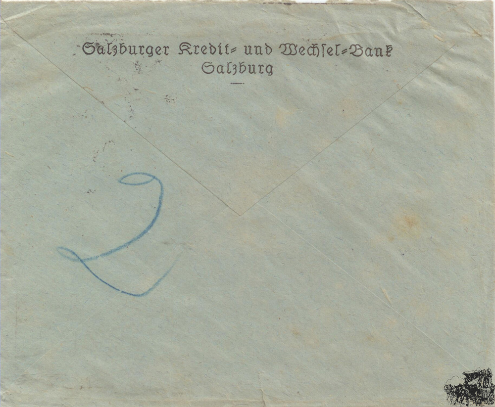 Republik Österreich R-Brief 1928