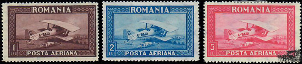 Rumänien * 1928 4 Sept. Flugpostmarken