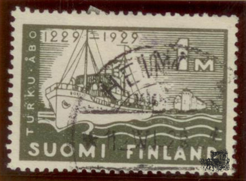 Finnland o 1942 - 700 Jahre Stadt Turku, 1 1/2 Markka