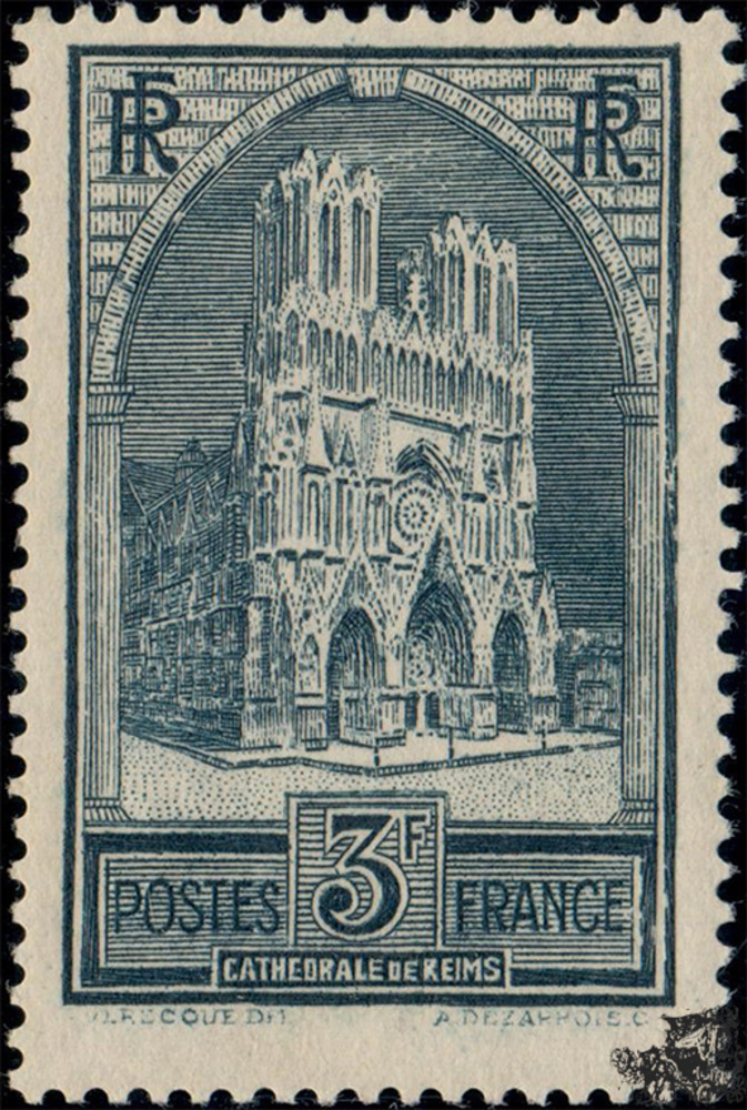 Frankreich ** 1930 - 3 Franc - Freimarke, Bauwerke