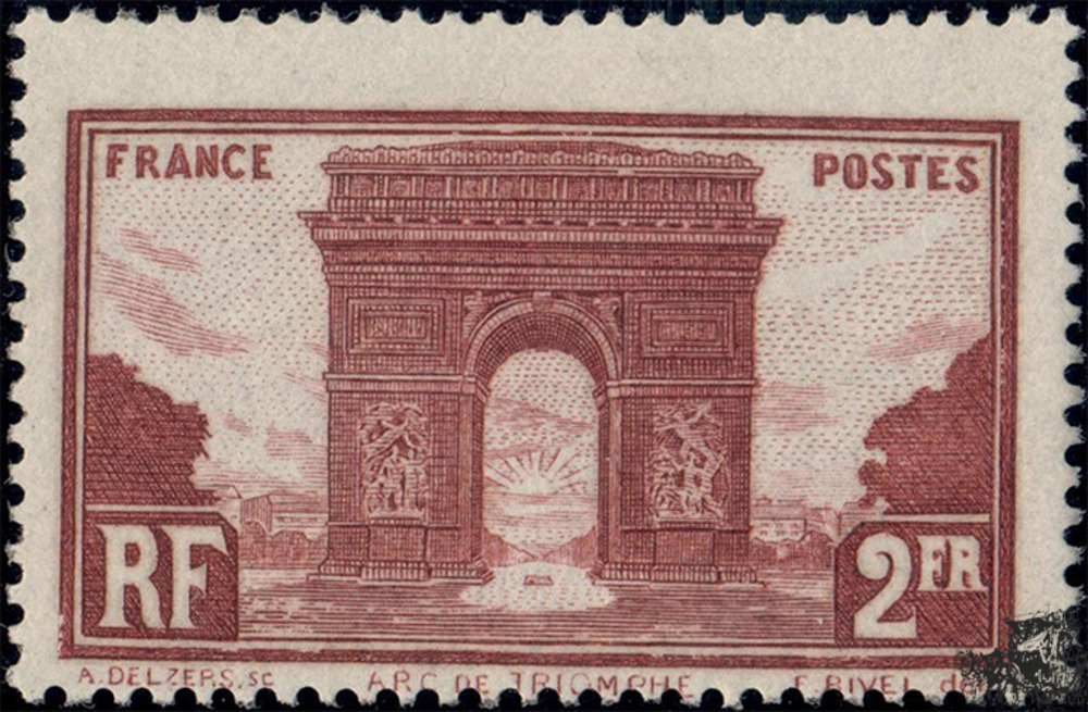 Frankreich ** 1931 - 2 Franc - Freimarke: Bauwerke
