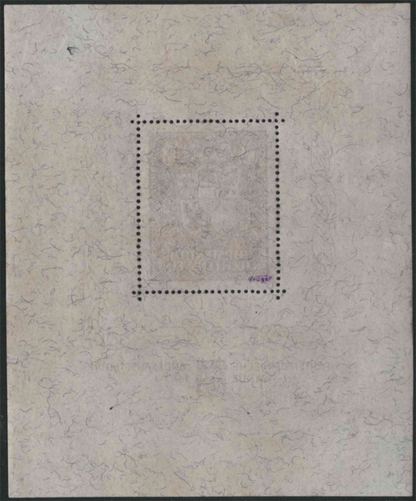 Liechtenstein ** 1934 -Block 1, Briefmarkenausstellung 1934