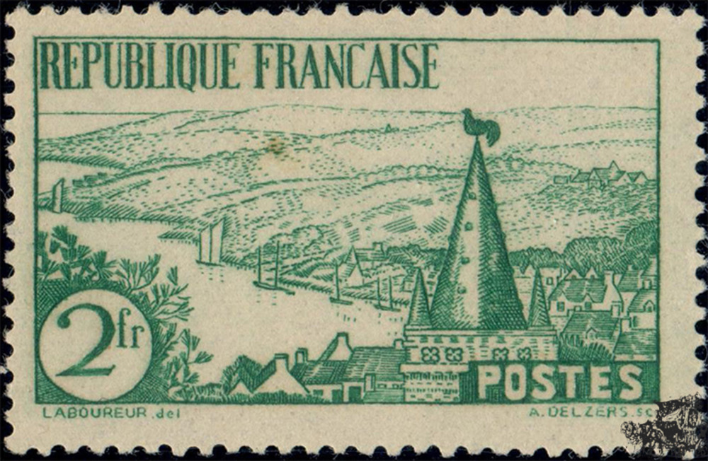 Frankreich ** 1935 - 2 Franc - Freimarke: Landschaften