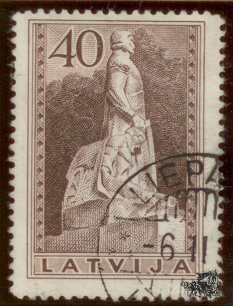 Lettland o 1937 - Befreiungsdenkmäler, 40 Santimi Lettland o 1937 - Befreiungsdenkmäler, 40 Santimi