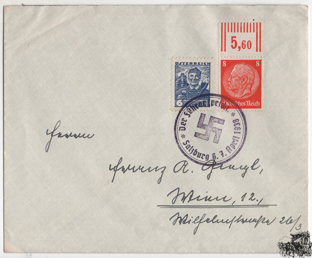 Österreich 3. Reich Ostmark - Nr. 571, 517 1. Rep. / 3. Reich Mischfrankatur