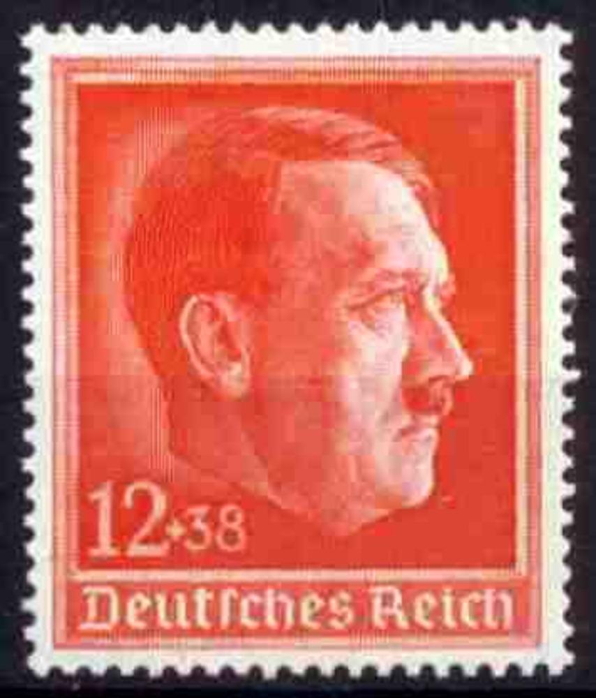 DR 1938 **, 12+38 Pfg., Hitlers Geburtstag