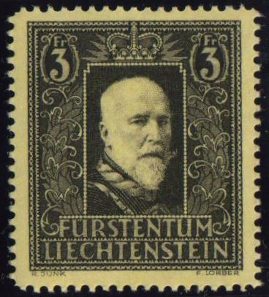 Liechtenstein ** 1938 - 3 Fr. “Fürst Franz I.“