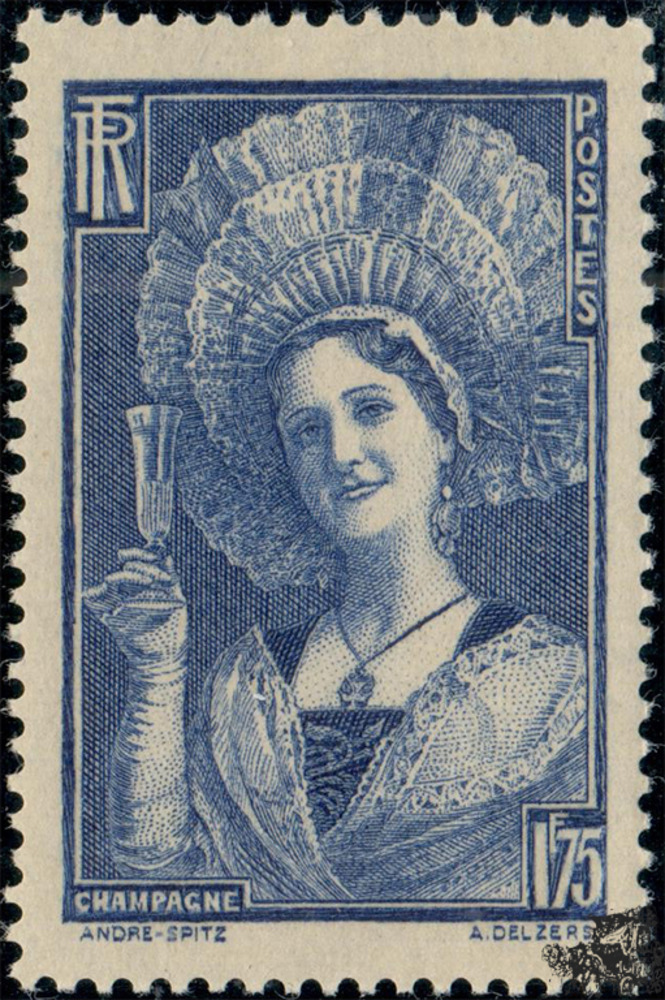 Frankreich ** 1938 - 1,75 Franc - Champagne Frankreich ** 1938 - 1,75 Franc - Champagne