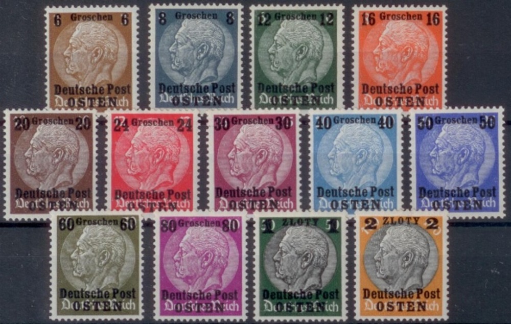 Generalgouvernement 1939 - Deutsche Post Osten - Nr.1-13 o