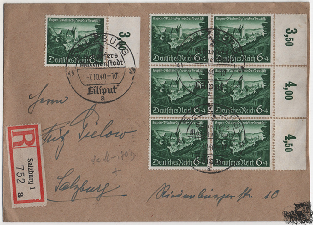 Österreich 3. Reich Ostmark - Nr. 748 Eupen-Malmedy wieder deutsch Österreich 3. Reich Ostmark - Nr. 748 Eupen-Malmedy wieder deutsch