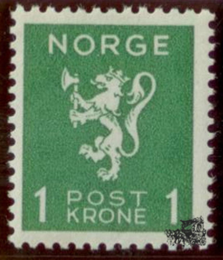 Norwegen ** 1940 - Wappenlöwe, 1 Krone Norwegen ** 1940 - Wappenlöwe, 1 Krone