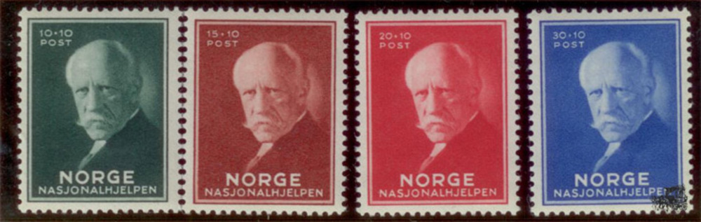 Norwegen ** 1940 - Nationalhilfe, 10+10 - 30+10 Öre Norwegen ** 1940 - Nationalhilfe, 10+10 - 30+10 Öre