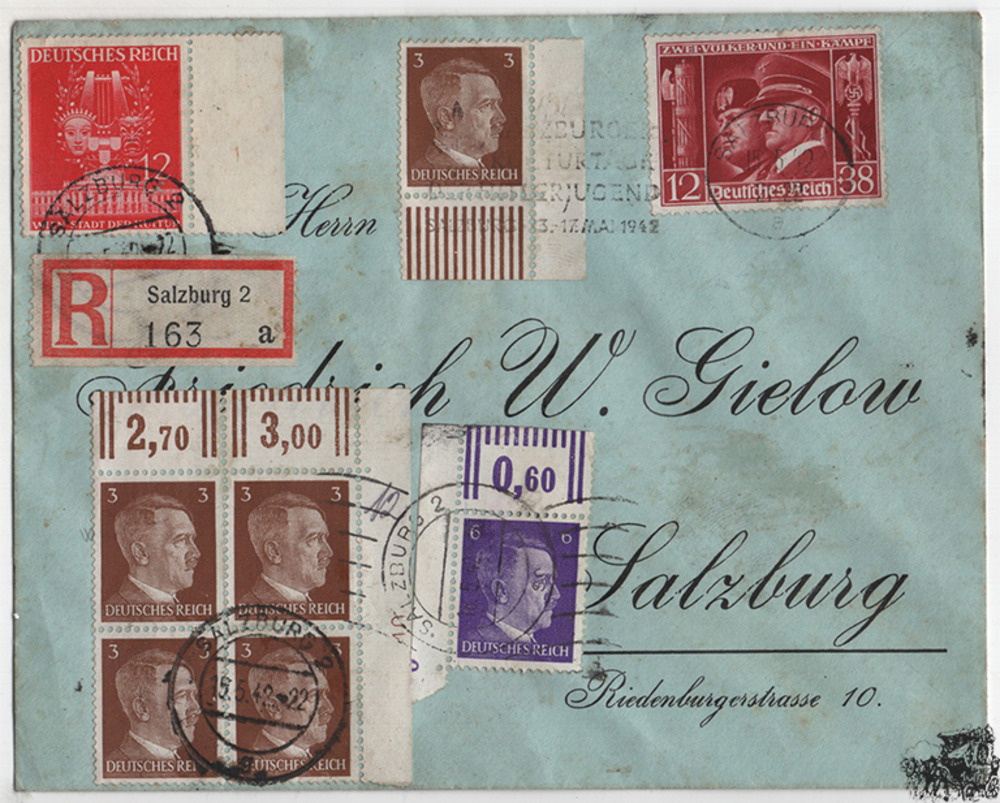 Österreich 3. Reich Ostmark - Nr. 763, u. a. Hitler-Mussolini