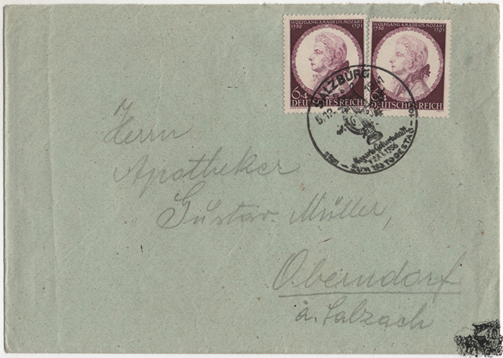 Österreich 3. Reich Ostmark - Nr. 810 150. Todestag Mozarts