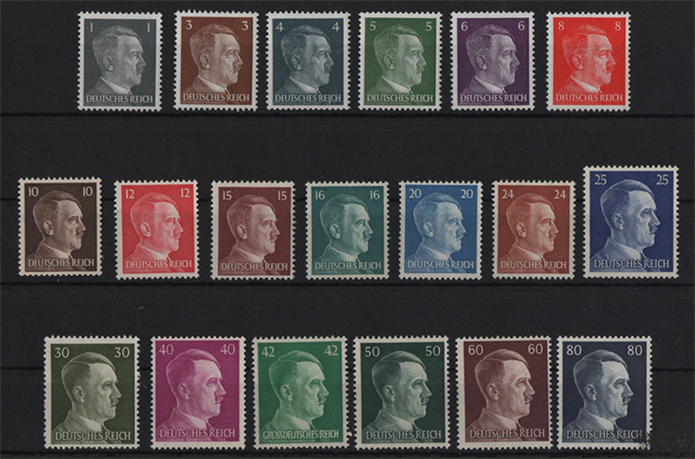 Deutsches Reich - Nr. 781 o Freimarken Adolf Hitler