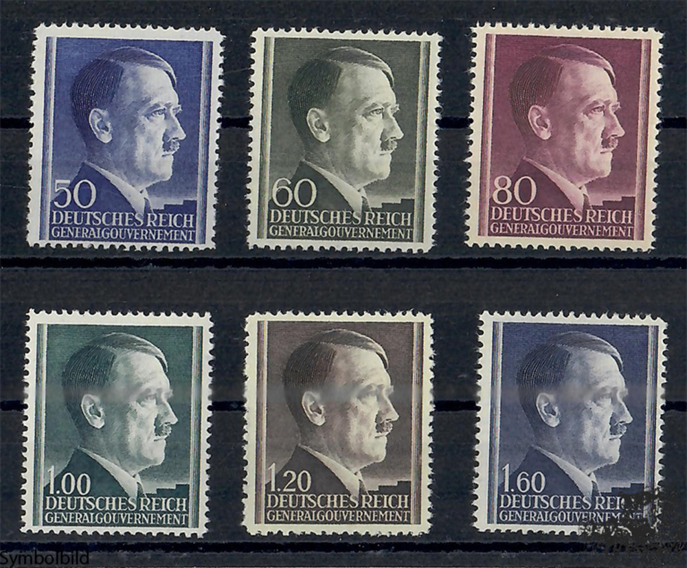 Generalgouvernement 1942 - Freimarken - Nr.83-88 ** Generalgouvernement 1942 - Freimarken - Nr.83-88 **