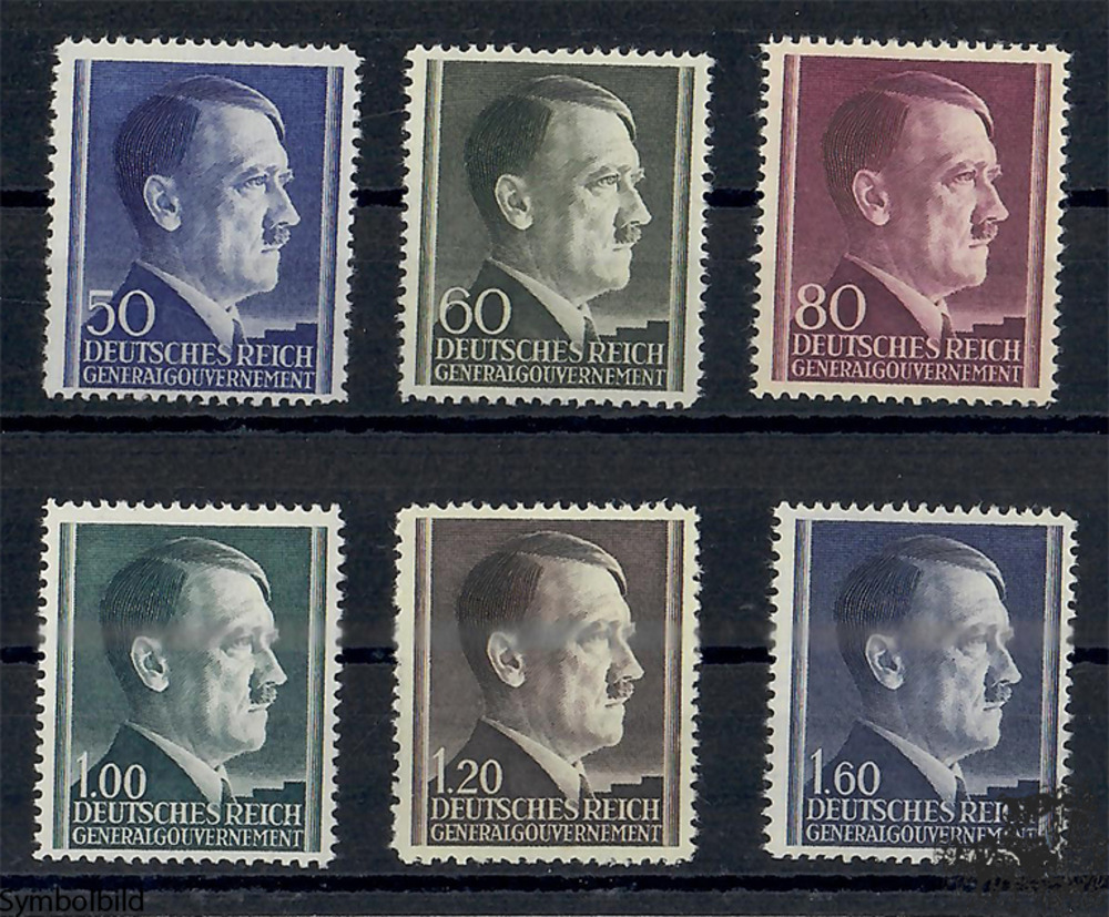 Generalgouvernement 1942 - Freimarken - Nr.83-88 o
