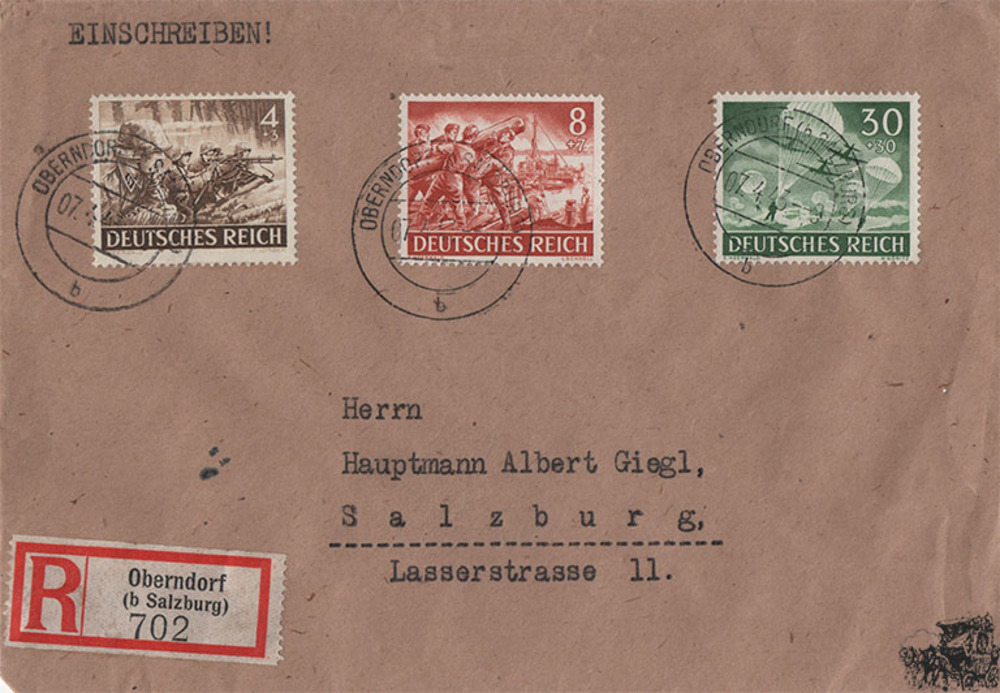 3. Reich - 4 Briefe Tag der Wehrmacht
