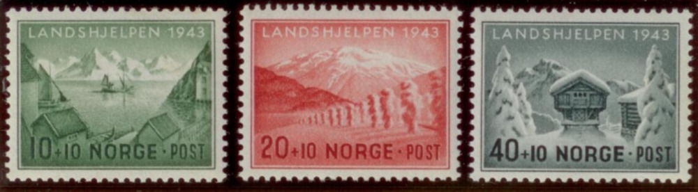 Norwegen ** 1943 - Norwegische Landeshilfe