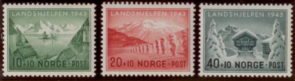 Norwegen ** 1943 - Norwegische Landeshilfe Norwegen ** 1943 - Norwegische Landeshilfe