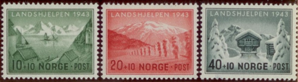 Norwegen ** 1943 - Landeshilfe Norwegen ** 1943 - Landeshilfe