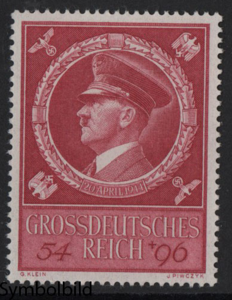 Deutschland o 1944 - 54+96 Pfg. “55. Geburtstag Hitlers“