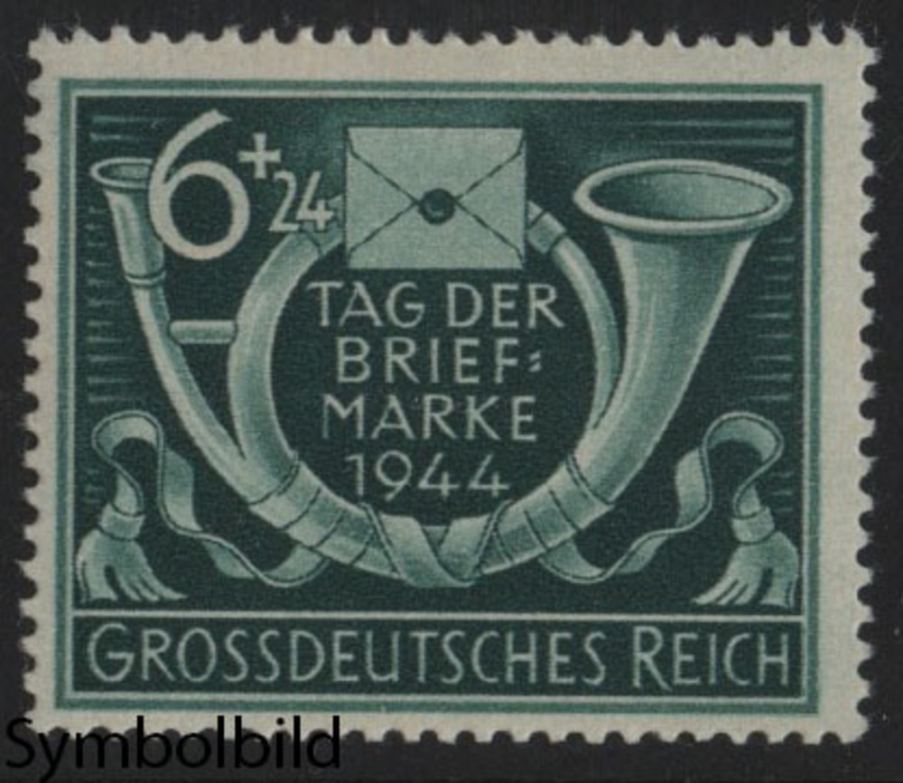 Deutschland o 1944 - 6+24 Pfg. “Tag der Briefmarke“