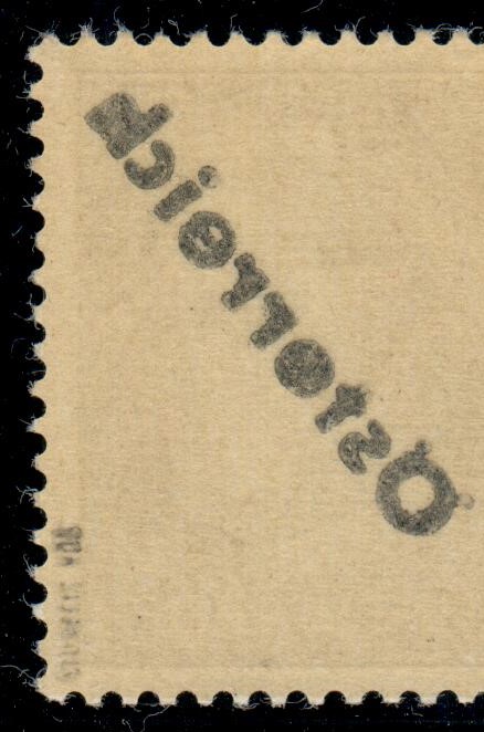 Österreich 1945 **, Pfg. 3 - I.Wiener Aushilfsausgabe, ABKLATSCH
