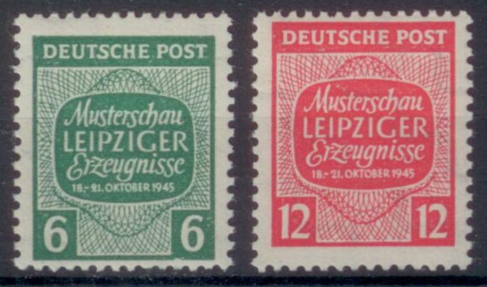 West-Sachsen OPD Leipzig Musterschau - Nr.124Y/125Y **