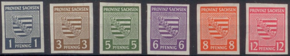 Provinz Sachsen Wappen - Nr.66-71X **